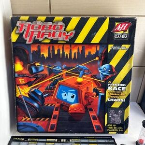 Robo Rally Board Game 2005 Avalon Hill Richard Garfield Strategy Robots Complete